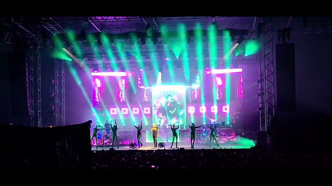 Scooter live am 15.8 2025 in Dresden am Elbufer der Anfang von diesen Konzert 🥳