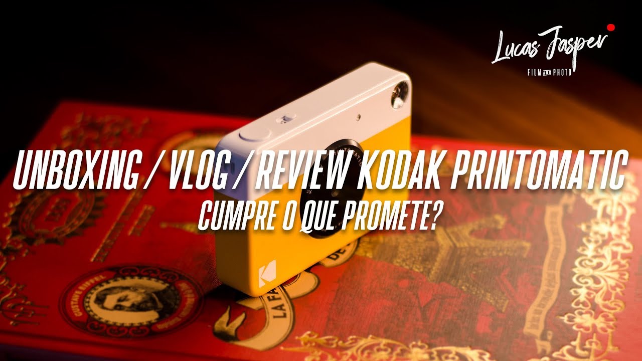 Unboxing, Review e Vlog Kodak Printomatic.
