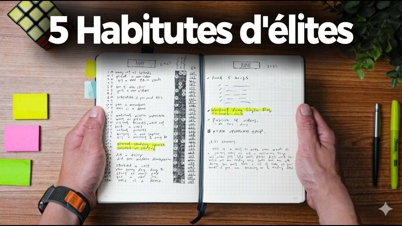 5 Habitudes que tous les numéros 1 ont