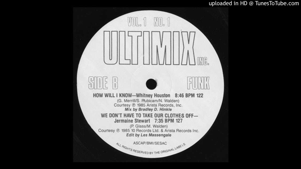 Whitney Houston- How Will I Know (Ultimix Version)