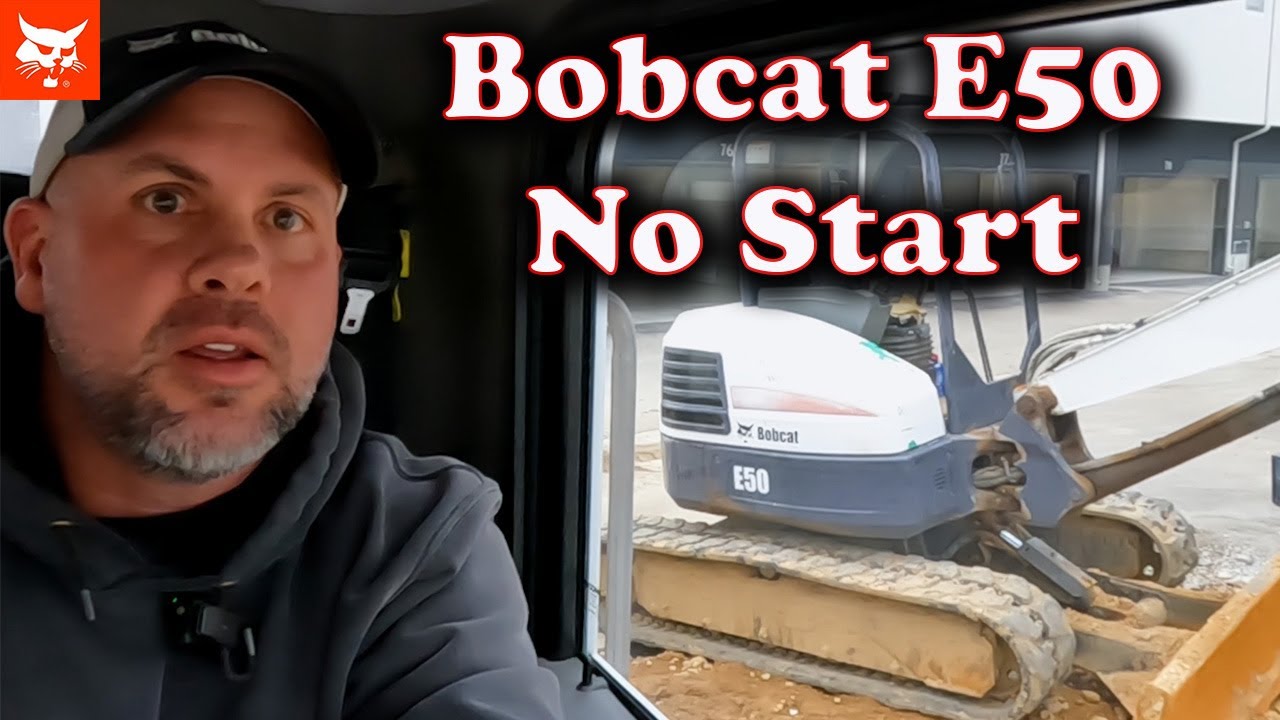 Экскаватор Bobcat E50 не заводится