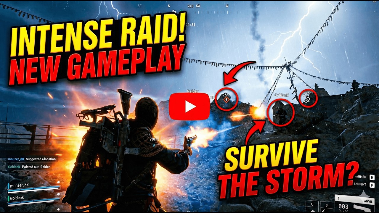 The ANVIL is Absolute Chaos in ARC Raiders | Raw Squad Gameplay