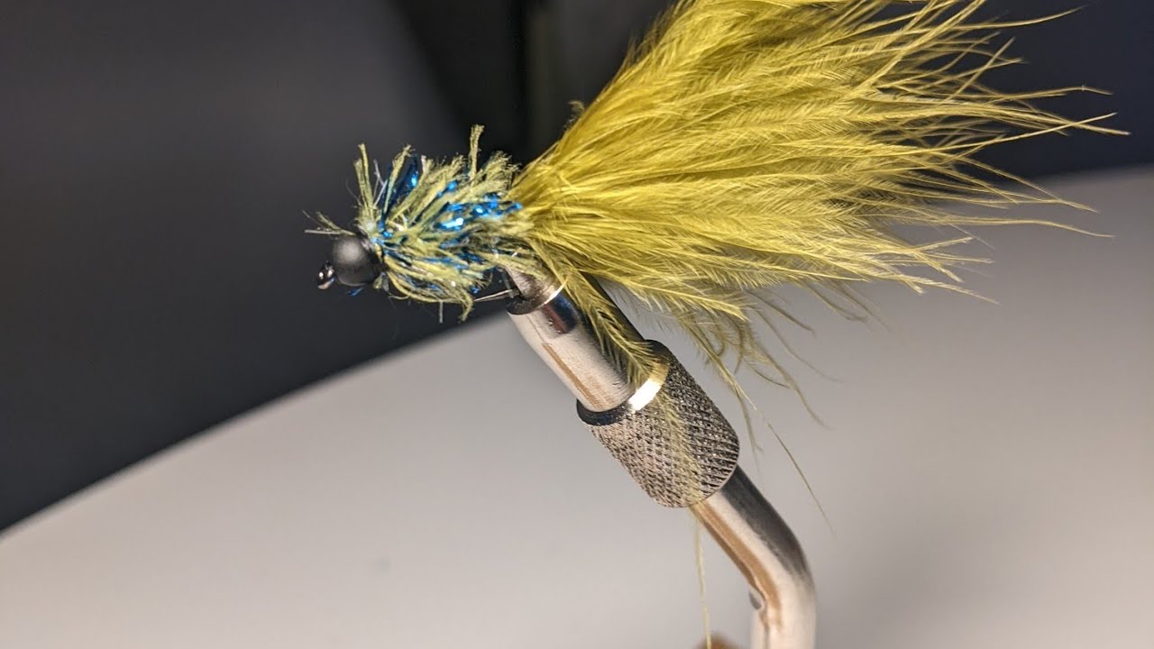 Tying a Damsel Streamer Trout Fly Using Mallon & Green Materials 🎣🐟