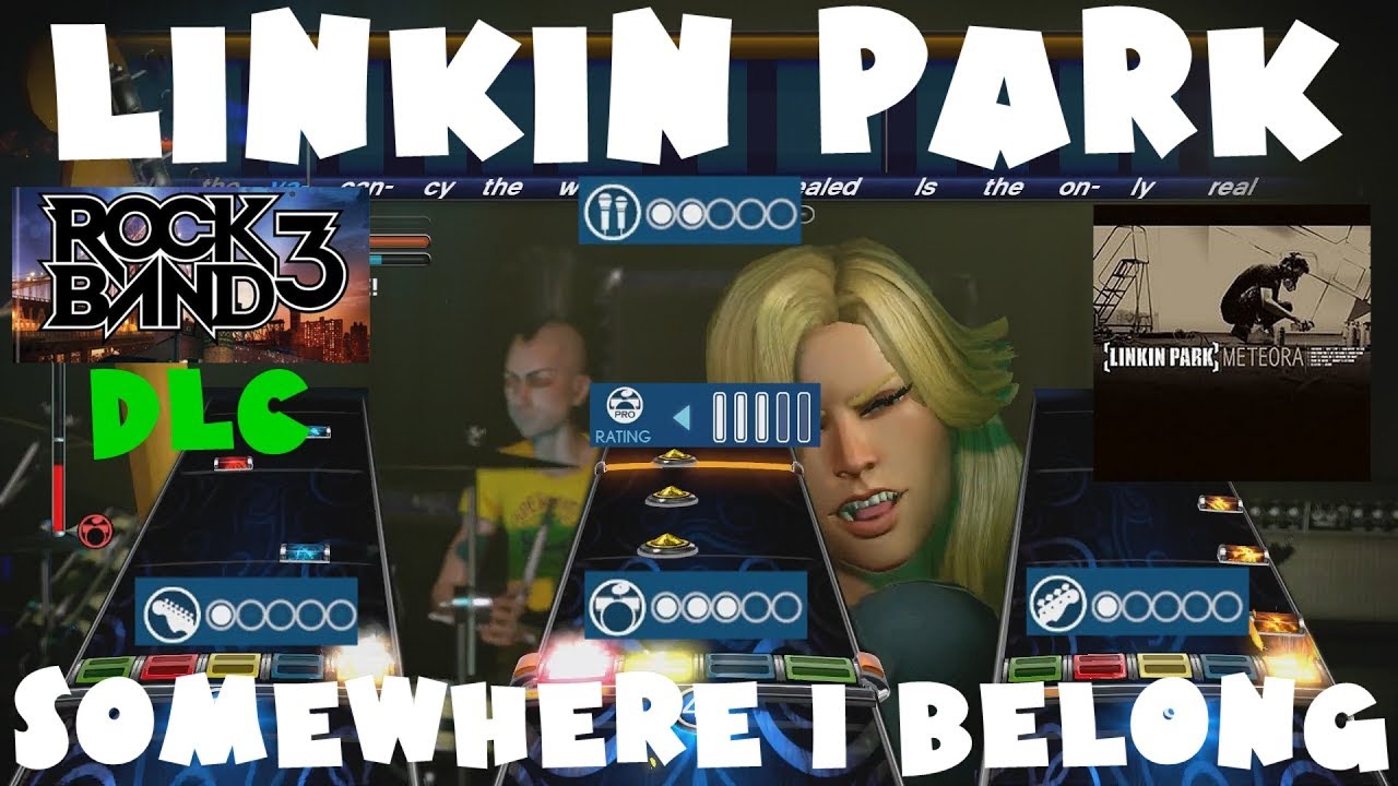 Linkin Park - Somewhere I Belong - Rock Band 3 DLC Expert Full Band (January 11th, 2011)