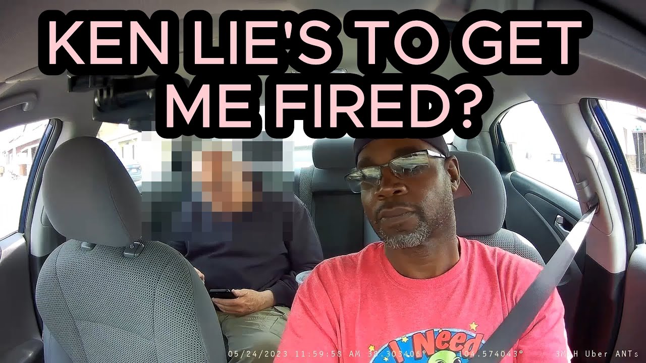 KEN ALERT, #Uber passenger lies to try and get me fired. Then leaves trash in my car! #karen #ken