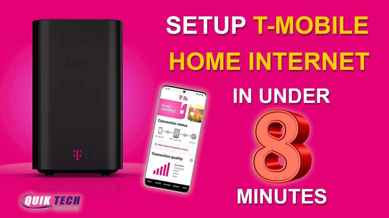 Настройте домашний интернет T-Mobile менее чем за 8 минут