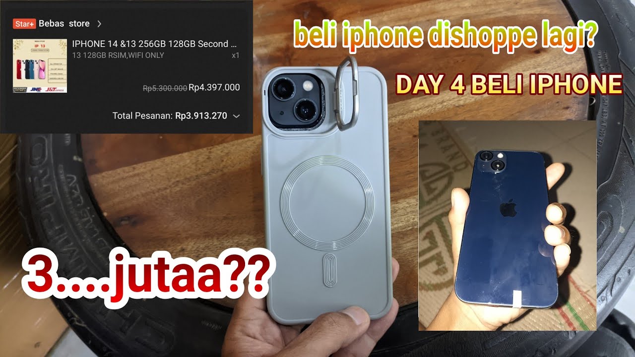 DAY 4 BELI IPHONE DISHOPEE GARANSI APPLE MASIH ON??