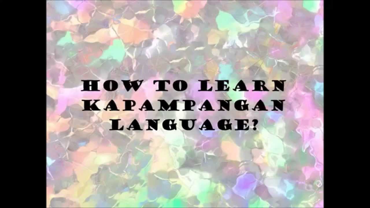 Kapampangan Language