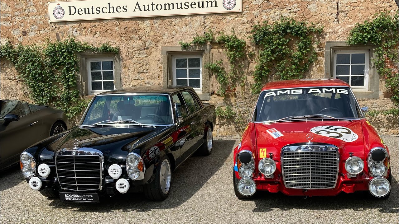Unser Schwarzer Eber. Neuinterpretation der roten Sau von Mercedes Benz AMG. W108 280se