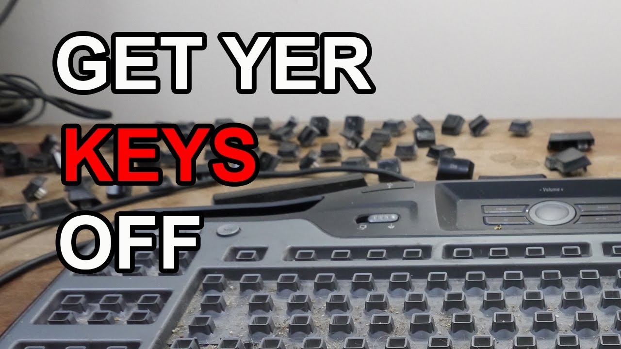 How much grime in 10 years? I'm shocked at what's under the keys