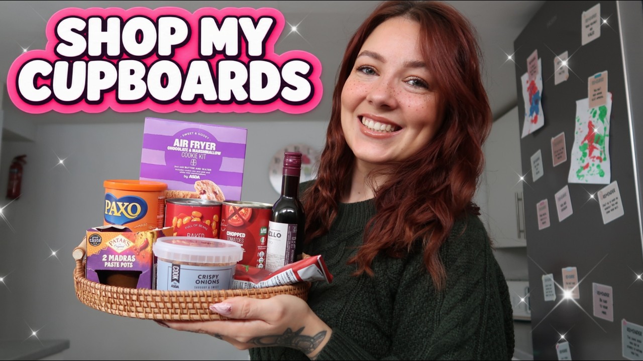 SHOPPING MY CUPBOARDS FIRST! 🥫 Project Pantry | Budget Meal Planning & Saving Money