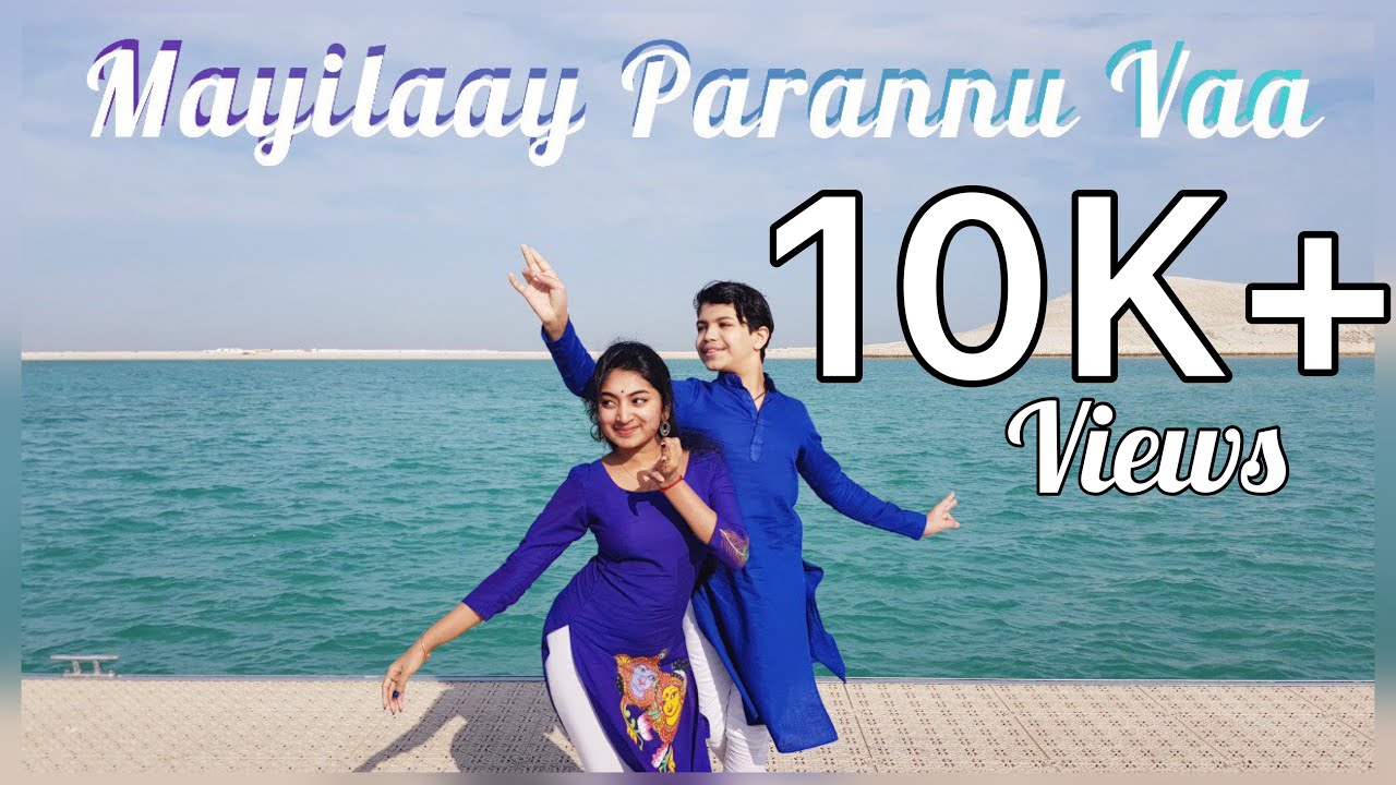 MAYILAAY PARANNU VAA | Semi classical Dance Cover | Bony Mathew Choreography | Ft. Anagha & Arun