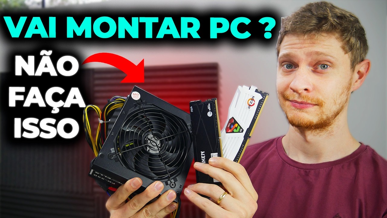 4 ERROS COMUNS NA MONTAGEM DE PC GAMER PRA EVITAR! (faz perder dinheiro e desempenho)