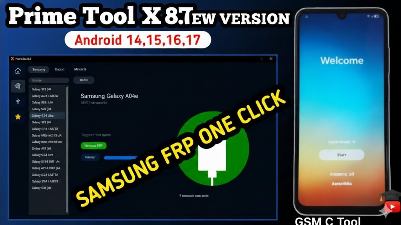 Обход FRP на Samsung 2025 | Android 14, 15, 16 | Метод Prime Tool X в один клик