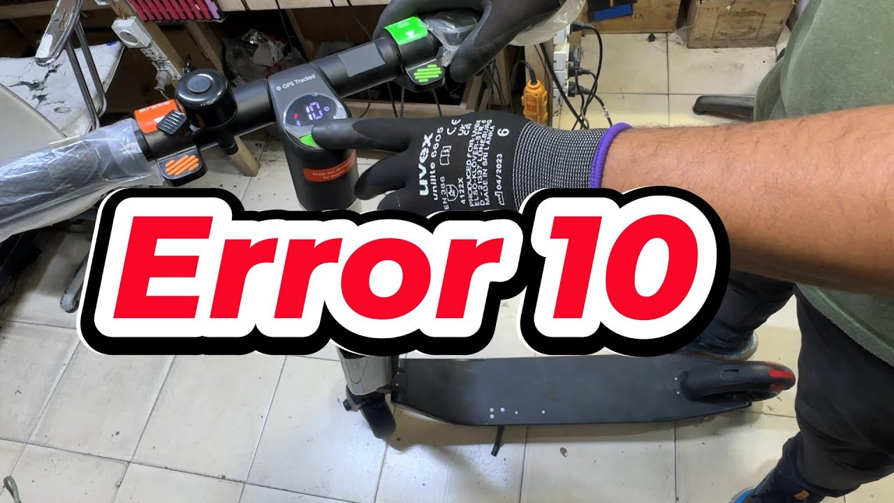 اصلاح  مشكلة Error 10 في سكوتر ناينبوت (Ninebot ES) Ninebot Electric Scooter Error 10 Solution