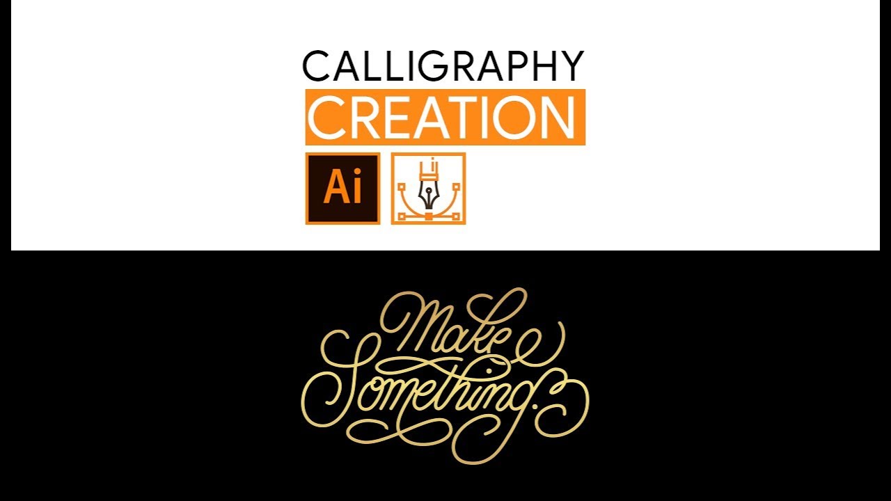 Part 2 : Monoline Calligraphy using Adobe Illustrator