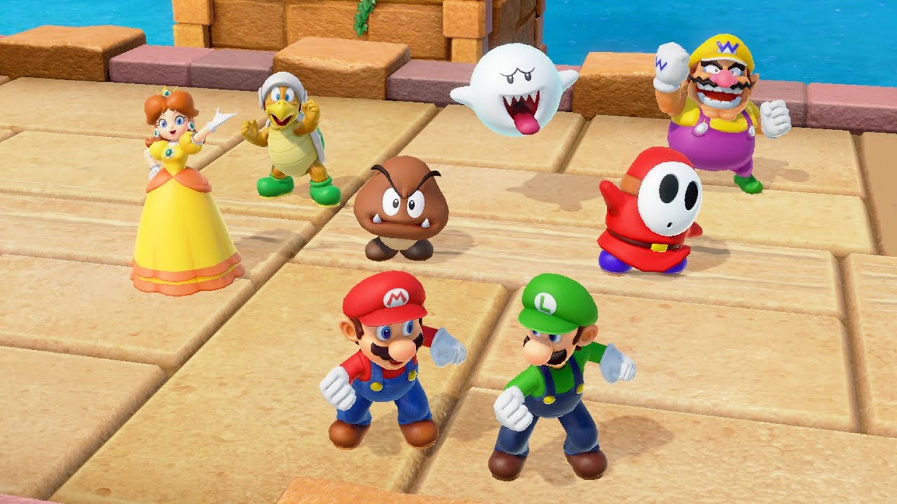 Super Mario Party - All Team Minigames