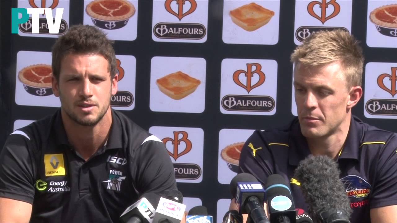 Showdown XXXVI Captains' press conference - Travis Boak and Nathan Van Berlo