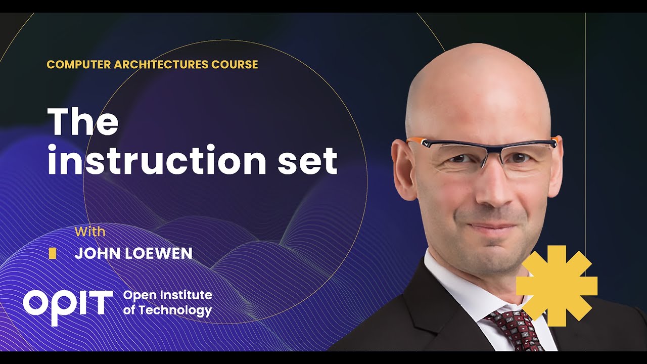 The instruction set | Computer Architectures Course