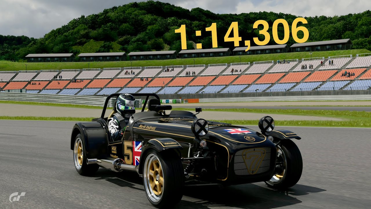 Gran Turismo 7 | Autopolis Short Course 1:14,306 | Caterham Seven R500 '08 | lap time challenge gold