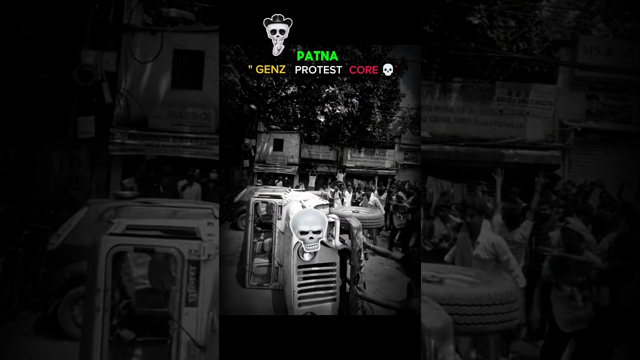 GenZ Protest Core 💀 Police Water Cannon vs GenZ Dance #shurt #protest