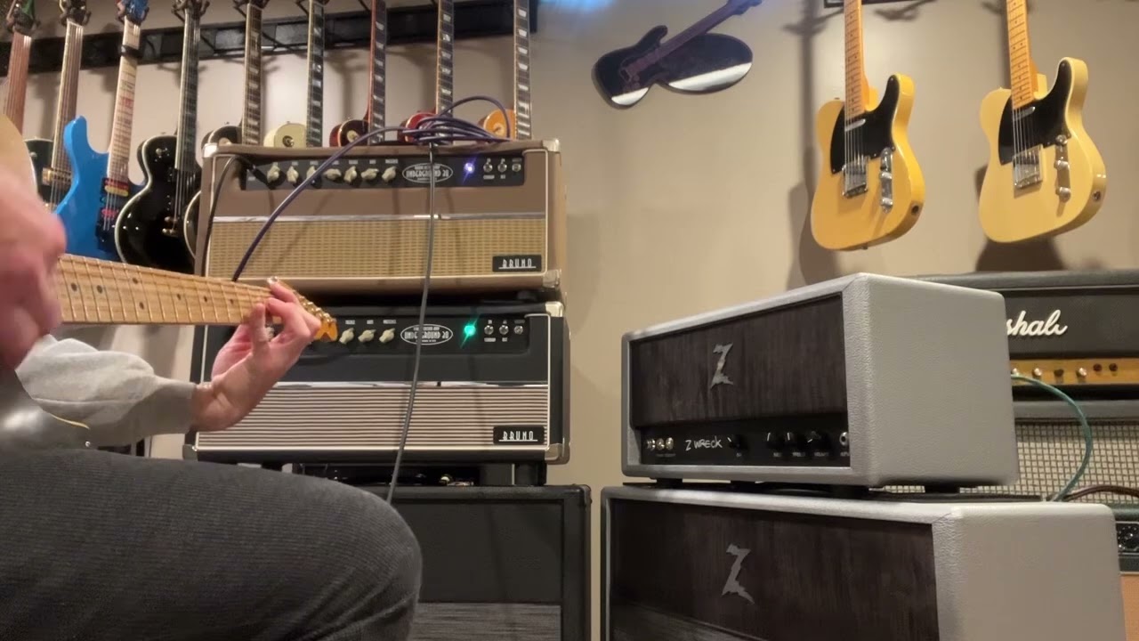 Bruno Underground 30 - Comparing 2 Different UG30 Amps - Through a Dr Z 2x12 with Blues