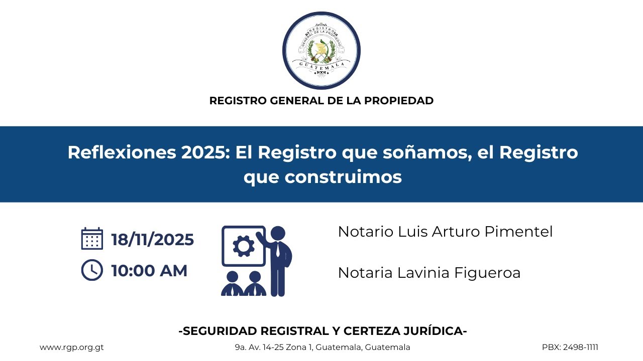 Reflexiones 2025: El Registro que soñamos, el Registro que construimos