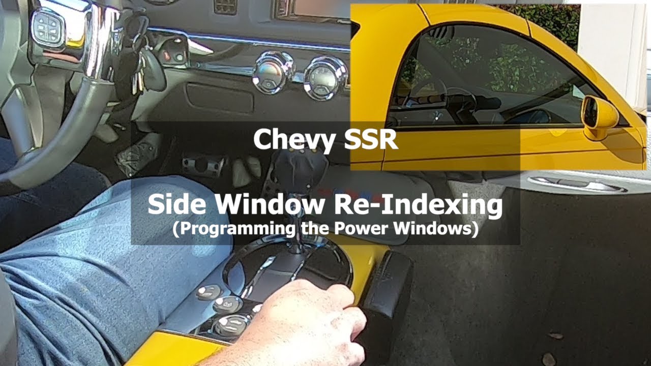 SSR Side Window Re-Indexing / Programming the Power Windows