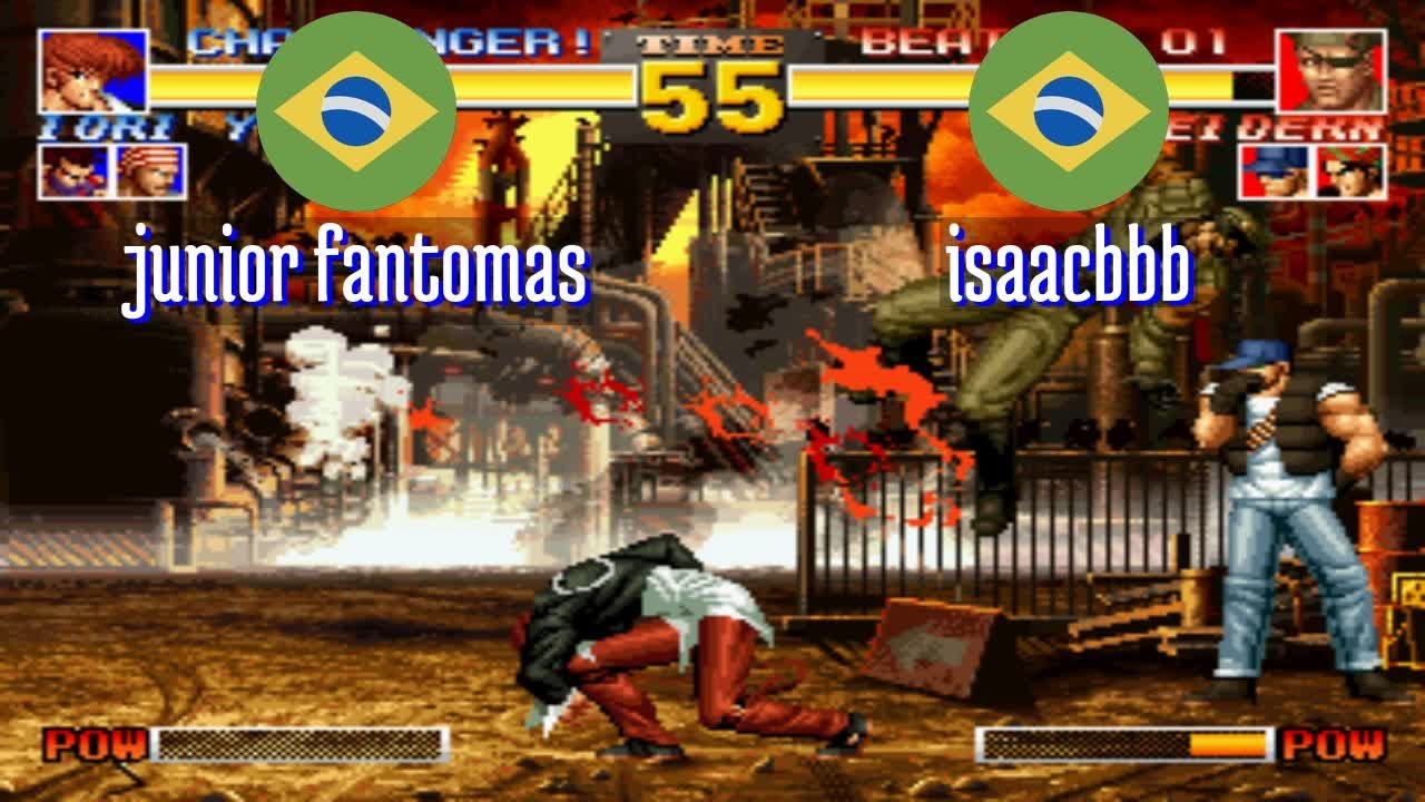FT5 @kof95: junior fantomas (BR) vs isaacbbb (BR) [King of Fighters 95 Fightcade] Jan 28