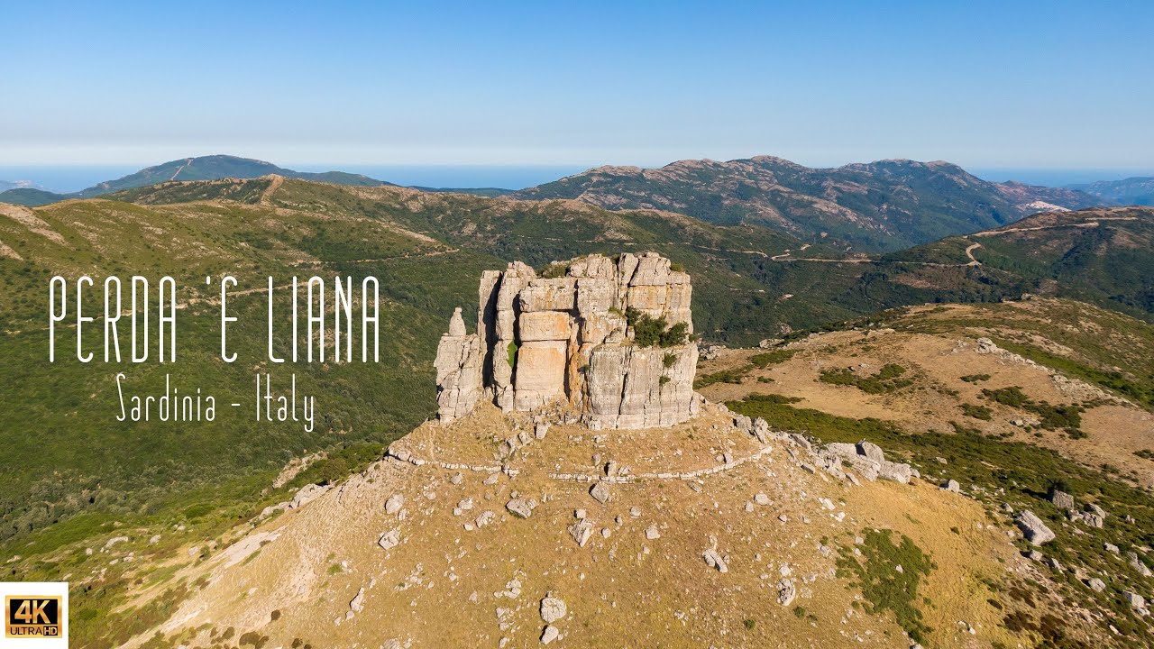 🇮🇹 4K drone video of Perda 'e Liana, Sardinia, Italy.