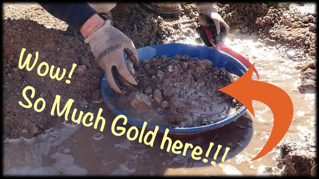 Special Gold panning technique