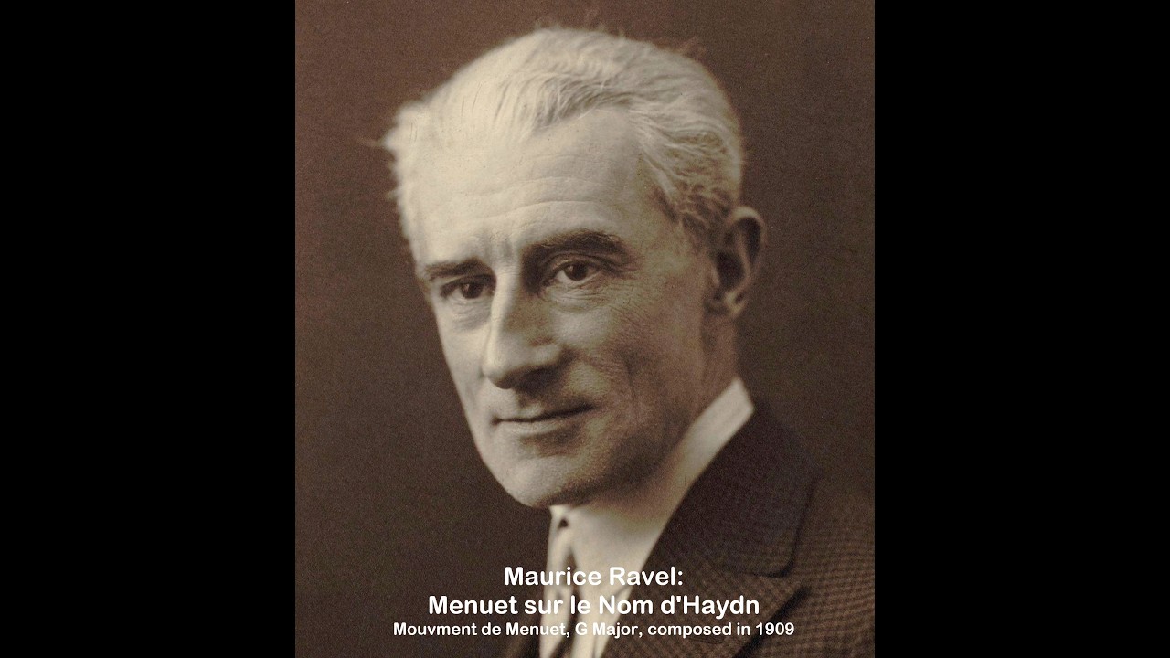 Maurice Ravel: 𝐌𝐞𝐧𝐮𝐞𝐭 𝐬𝐮𝐫 𝐥𝐞 𝐧𝐨𝐦 𝐝'𝐇𝐚𝐲𝐝𝐧 for piano including original score