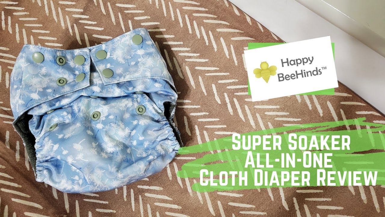 Happy Beehinds Super Soaker All-in-One Cloth Diaper Review