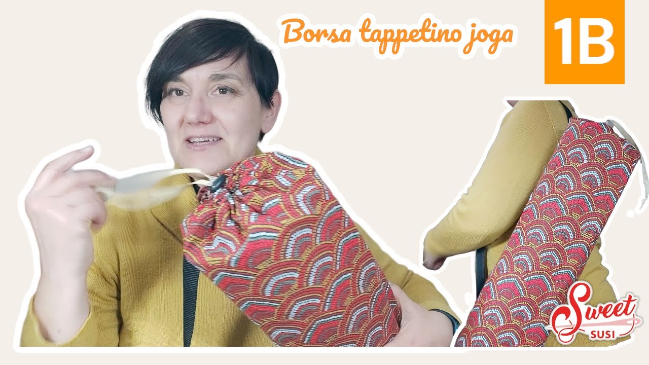 BORSA per tappetino fitness joga pilates | tecnica facile per principianti 1B tutorial cucito facile