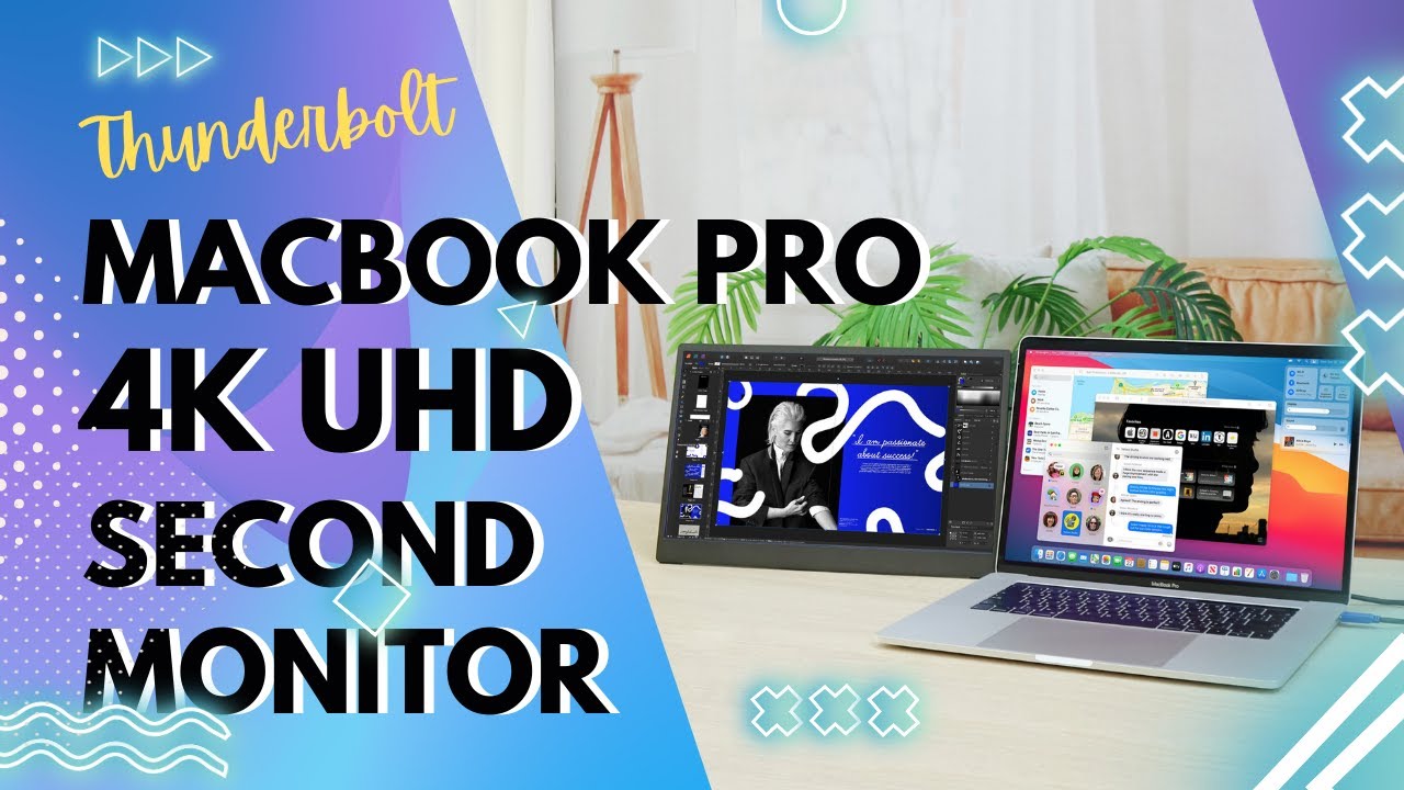 Setup 4K External Monitor to MacBook Pro Via USB-C Video Cable! M153U 15.6