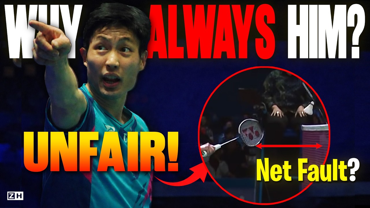 Badminton is UNFAIR to this man. (Chou Tien Chen)