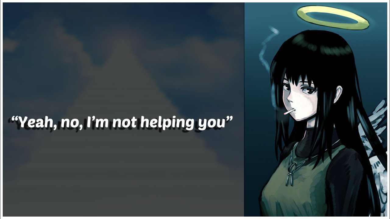 [F4A] [ASMR] Sarcastic, Tsundere Guardian Angel Saves Your Soul | SFW Roleplay