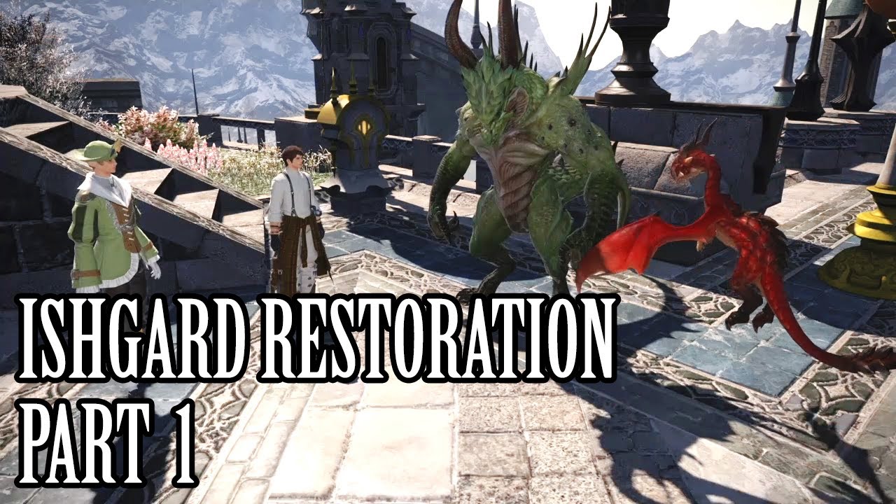 FFXIV Ishgard Restoration Story Part 1 - All Cutscenes [Towards the Firmament]