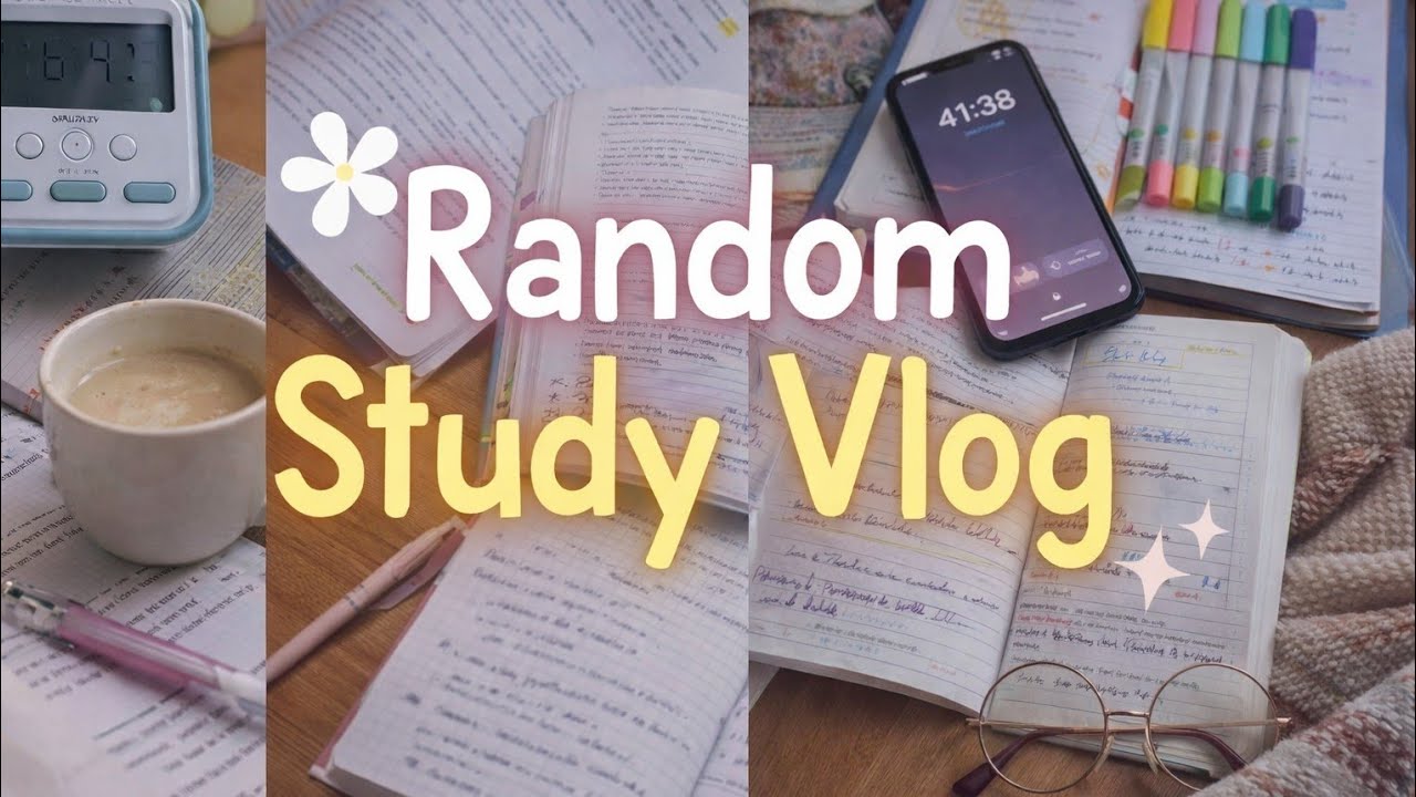 Random study vlog 📚✨Just showing up and studying, even on normal days 💛Consistency over perfection 💪