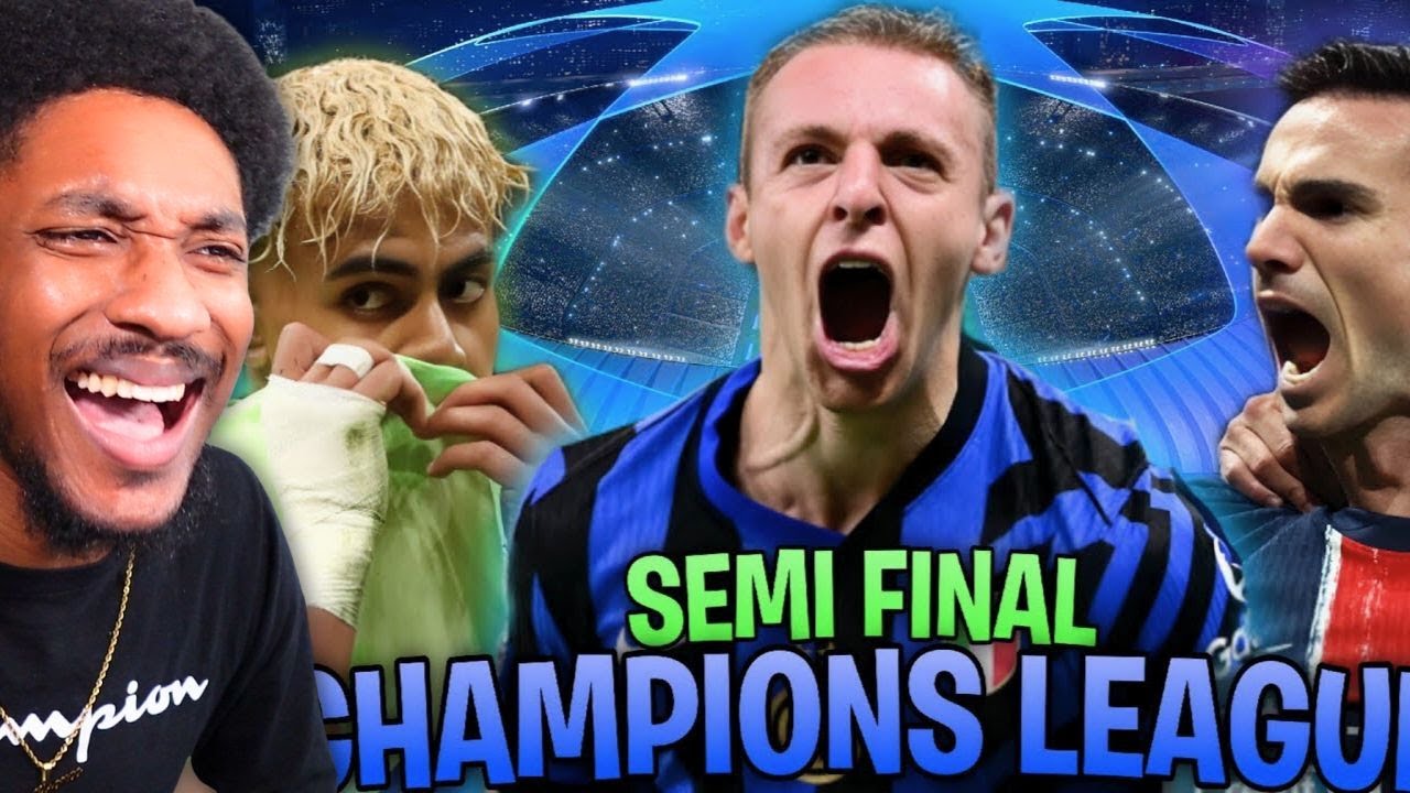 Champions League Semi Final in a nutshell .EXE Reaction! 😂