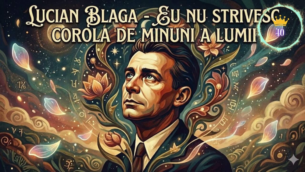 Lucian Blaga -  Eu nu strivesc corola de minuni a lumii by CEI 40 DE HOTI