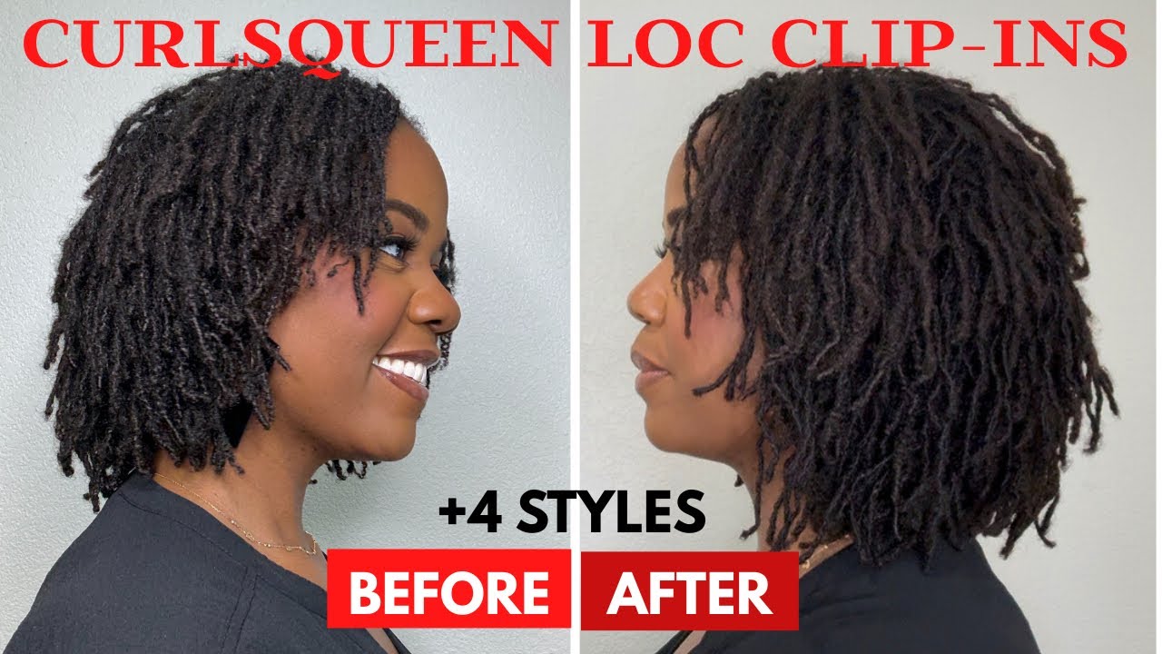 You Won’t Believe These Are Clip-Ins! CurlsQueen Loc Transformation 🔥 Before & After+Styling❤️