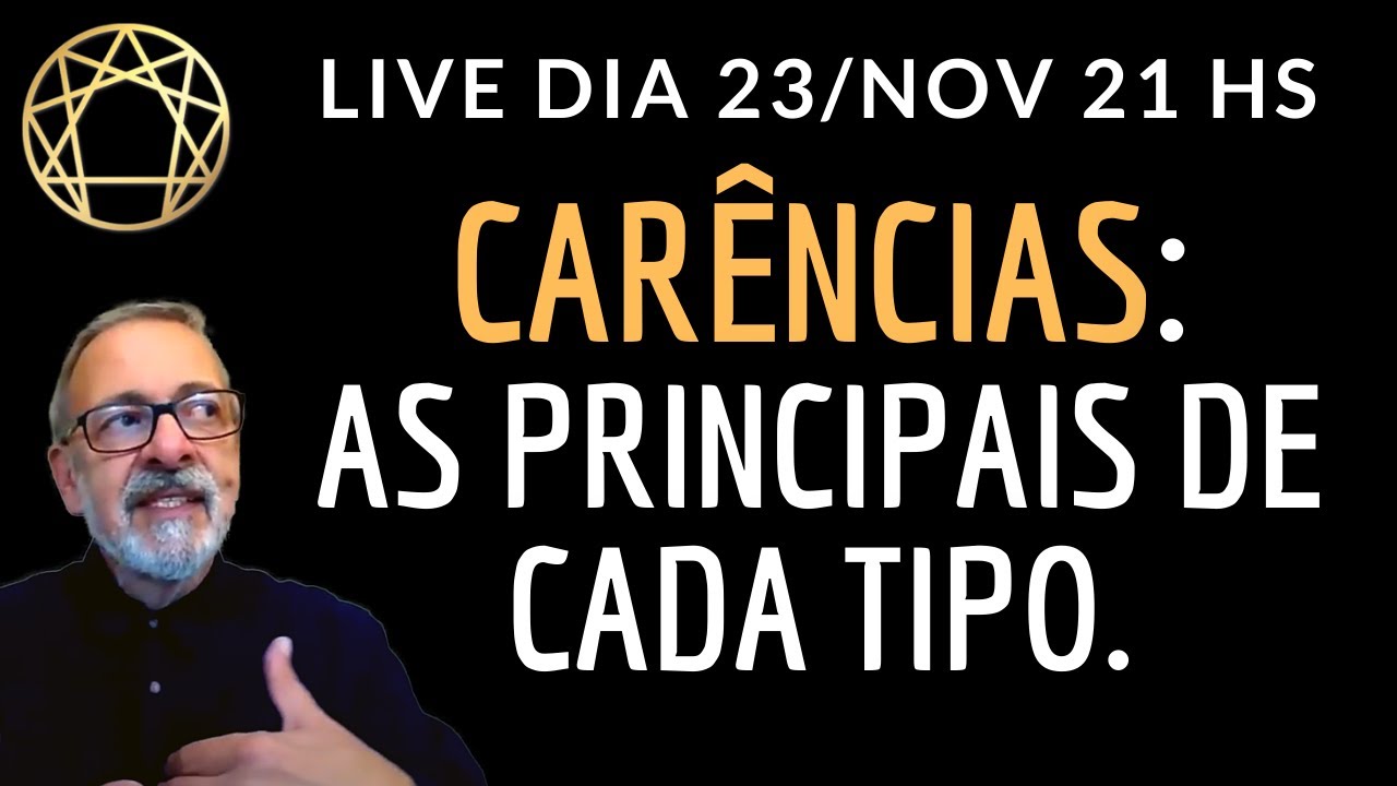 CARÊNCIAS: AS PRINCIPAIS DE CADA TIPO.