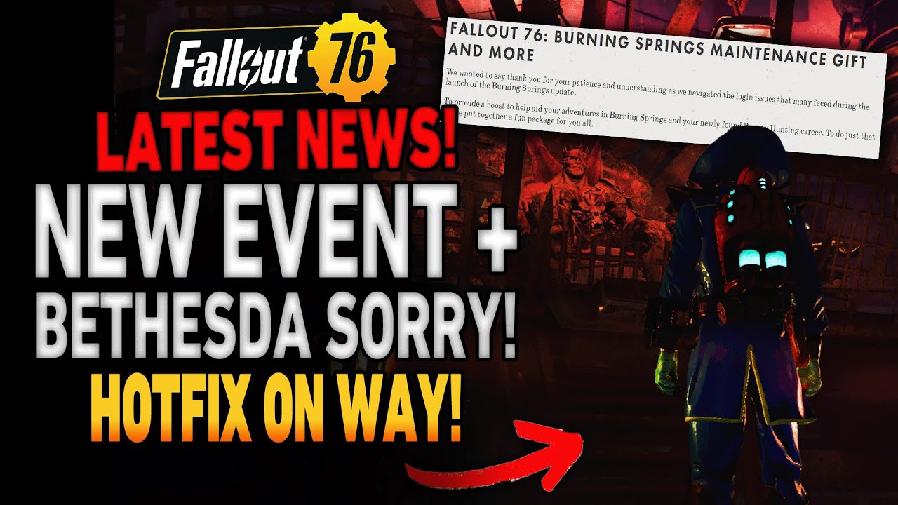 NEW Event Added, Bethesda Apologise and MORE! | Fallout 76 Latest News