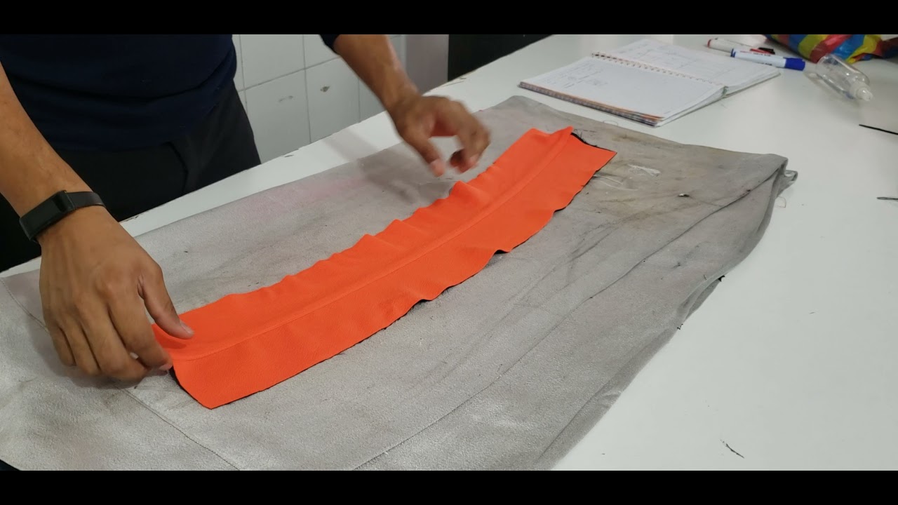 cómo coser una pretina semi anatómica