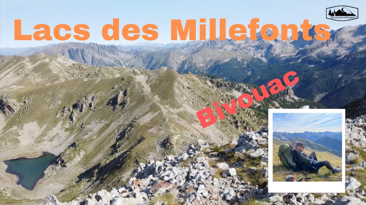 Bivouac Lacs des Millefonts, Mont Pepoiri.