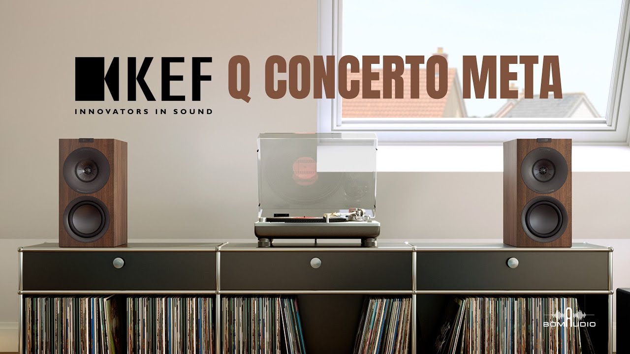 Loa Bookshelf Hi-fi KEF Q CONCERTO META - Loa 3 Đường Tiếng Chỉ Hơn 30 Triệu