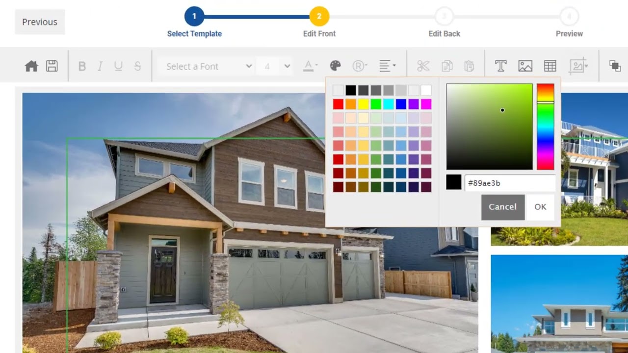 HOW TO CHANGE THE BACKGROUND COLOR ON SELECT POSTCARDS | ProspectsPLUS!