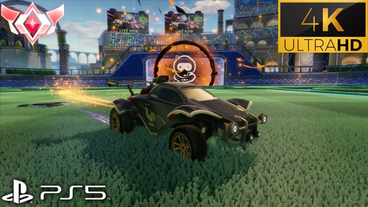 Rocket League in 4K | Grand Champion 2v2 (No Commentary) [PS5]