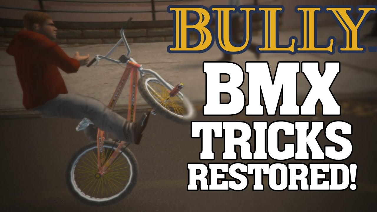 Bully Beta Mod - Cut BMX Tricks RESTORED! (Scholarship Edition & Anniversary Edition Mod)